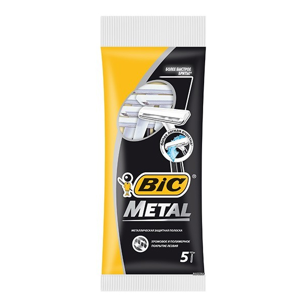 BIC Ξυραφάκια Metal 5τεμ.