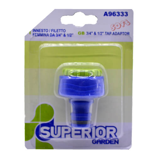 Superior Garden Ρακόρ Με Αντάπτορα 3/4-1/2