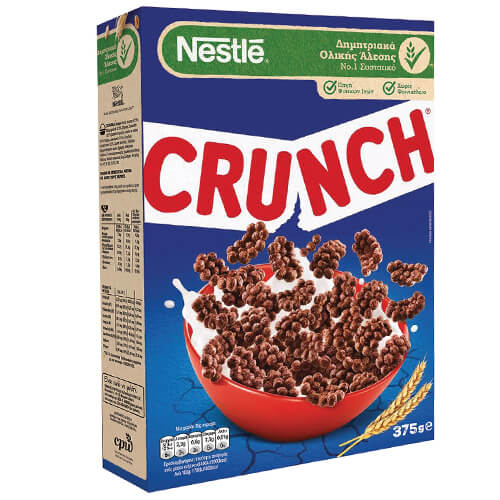 Nestle Crunch Δημητριακά 375gr (Σοκολάτα)