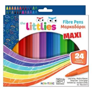 Μαρκαδόροι Littles 24τεμ. (Χονδροί)