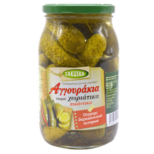 Χωριάτικα Αγγουράκια Τουρσί 800gr (Πικάντικα)