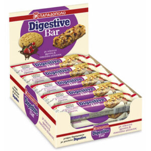 Παπαδοπούλου Digestive Bars (10x28gr) Κόκκινα Φρούτα & Σοκολάτα
