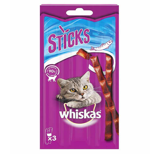 Whiskas Γατοτροφή Sticks 18gr (Σολομός)