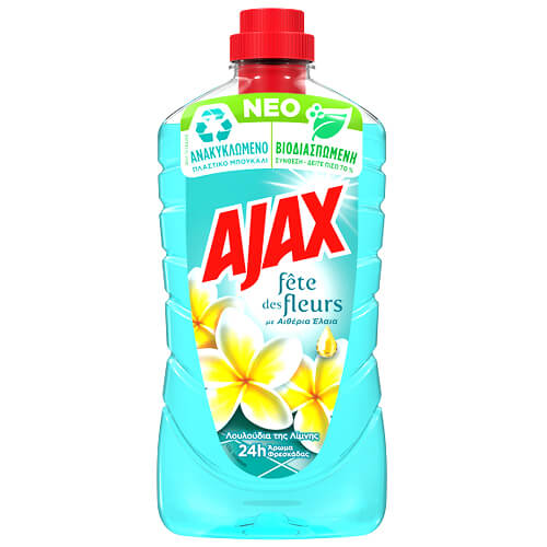 Ajax Καθαριστικό Πατώματος 1lt (Λουλούδια Λίμνης)