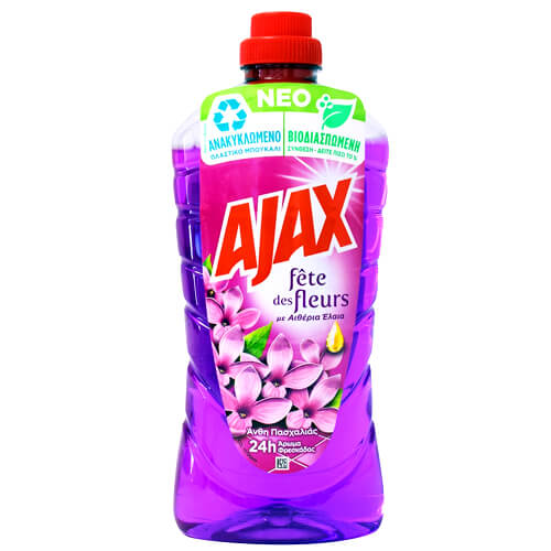 Ajax Καθαριστικό Πατώματος 1lt (Άνθη Πασχαλιάς)