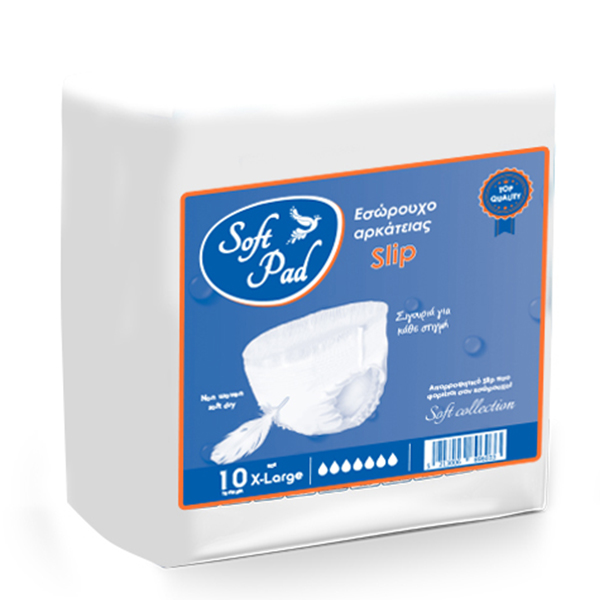 Soft Pad Πάνα Βρακάκι Ακράτειας (10τεμ.) - Χ-Large