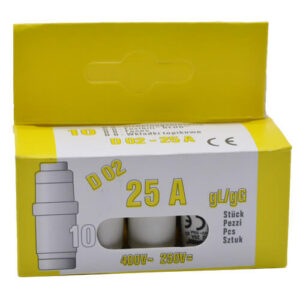 Eurolamp Ασφάλεια Neozet Lindner 25A - 10τμχ