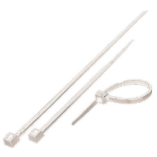 Eurolamp Δεματικά Tire Ups Λευκά 200x2,5 - 100τεμ
