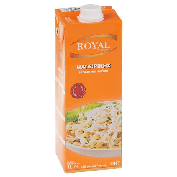 Royal Φυτική Κρέμα Μαγειρικής 23% 1lt