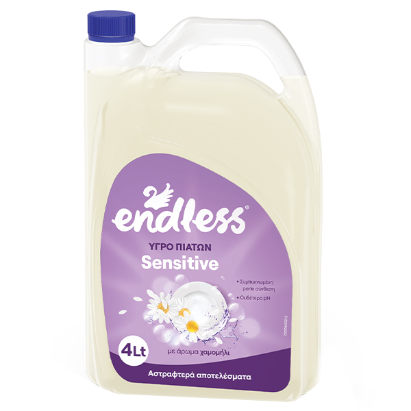 Endless Υγρό Πιάτων 4lt (Sensitive Χαμομήλι)