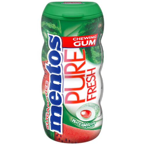 Mentos Pure Fresh Curvy Pocket Bottle (Watermelon) 28grx12τεμ