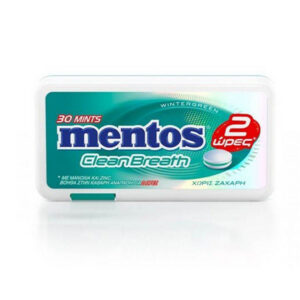 Mentos Clean Breath Wintergreen (12x21gr)