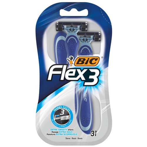 Bic Ξυραφάκια Flex 3 (3τμχ)