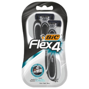 BIC Ξυραφάκια Flex 4 (3τμχ) (Nano Tech Comfort)