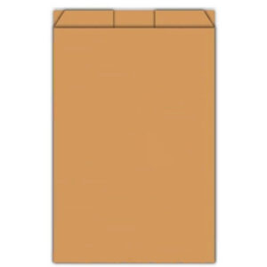 Χαρτοσακούλες 25+20x44cm - Κραφτ Καφέ - 300τεμ. - Άτυπωτη