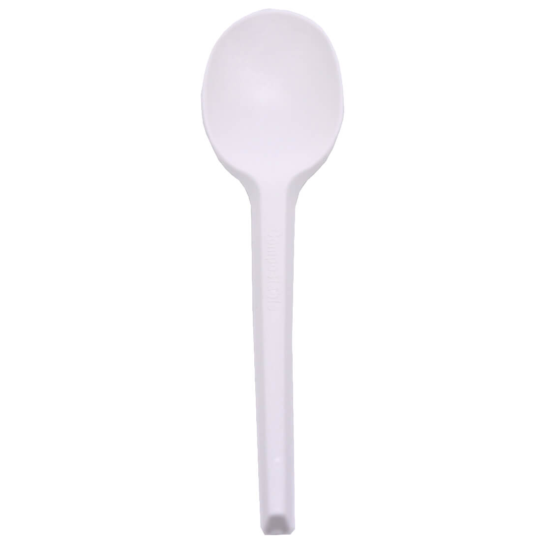 Ecocare Κουτάλι Φαγητού Λευκό 16,5cm - 10τεμ.