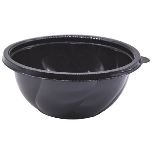 Μπολ Σαλάτας Pet Μαύρο 1050ml (50τεμ.)