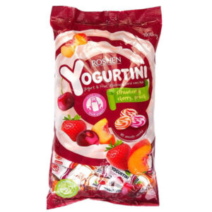 ROSHEN Yogurtini Καραμέλες 1kg (Φράουλα-Κεράσι-Ροδάκινο)