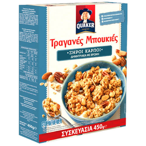 Quaker Τραγανές Μπουκιές 450gr