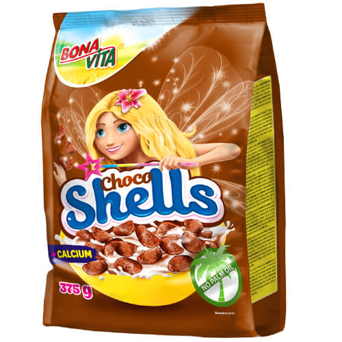 Bona Vita Δημητριακά 375gr (Choco Shells)