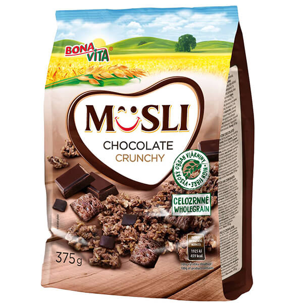 Bona Vita Crunchy Muesli Σοκολάτα Γάλακτος 375gr