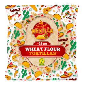 Mexilla Τορτίγια Σίτου 25cm 360gr (6τεμ.)