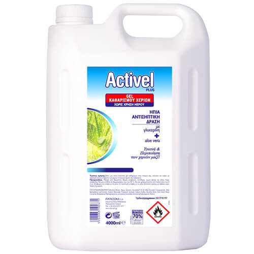 Farcom Activel Gel Καθαρισμού Χεριών 4lt