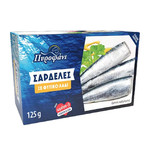 Πυροφάνι Σαρδέλα 125gr (Σε Φυτικό Λάδι)