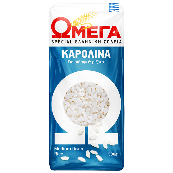 Ωμέγα Ρύζι Καρολίνα - 500gr