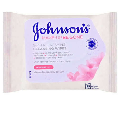 JOHNSON'S Μαντηλάκια Καθαρισμού 25τεμ. (Normal Skin)