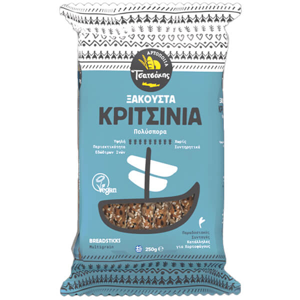 Τσατσάκης Κριτσίνια Ξακουστά 250gr (Πολύσπορα)