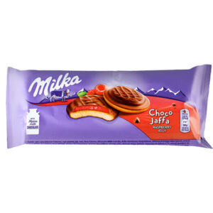 Milka Μπισκότα Choco Jaffa 147gr (Raspberry Jelly)