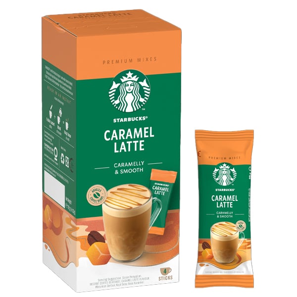 Starbucks Latte Caramel Στιγμιαίος - 6x115g