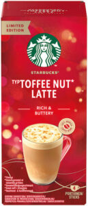 Starbucks Στιγμιαίος Toffee Nut Latte 4x92g