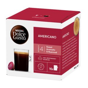 Nescafe Κάψουλες Americano Συμβατές με Μηχανή Dolce Gusto 16caps