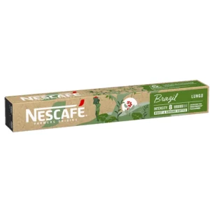 Κάψουλες Nespresso Συμβατές Nescafe Farmers Origins Brasil Lungo 10 Τεμάχια