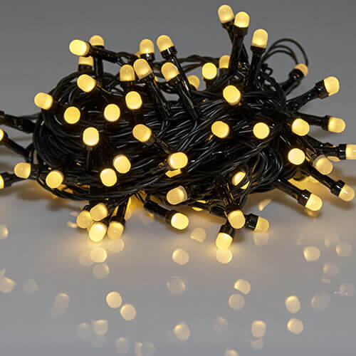 Χριστουγεννιάτικο Φωτιστικό 240L Milky LED με Προγρ. Μαύρο Καλ. - Θερμό Λευκό Λαμ.31V