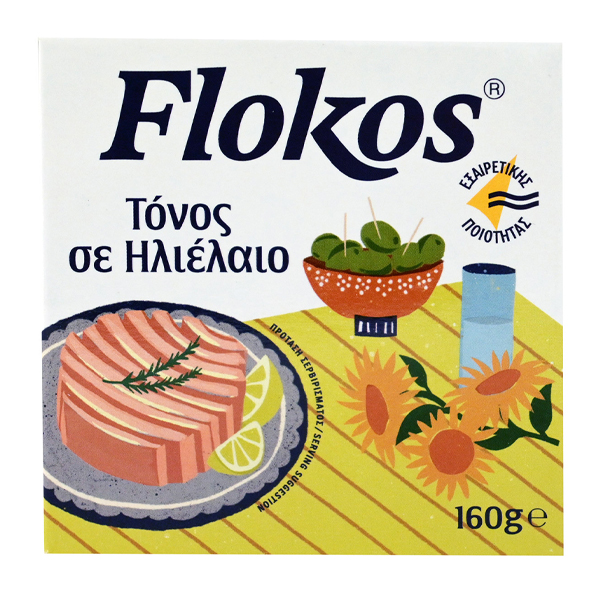 Flokos Τόνος 160gr (Σε Ηλιέλαιο)