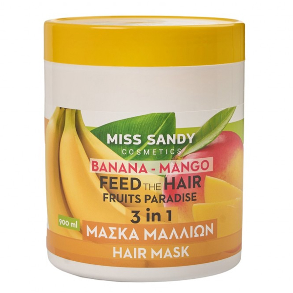 Miss Sandy Μάσκα Μαλλιών 900ml (Banana-Mango)