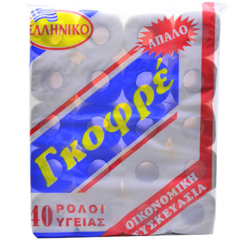 Χαρτί Υγείας Γκοφρέ 40τεμ.x70gr.