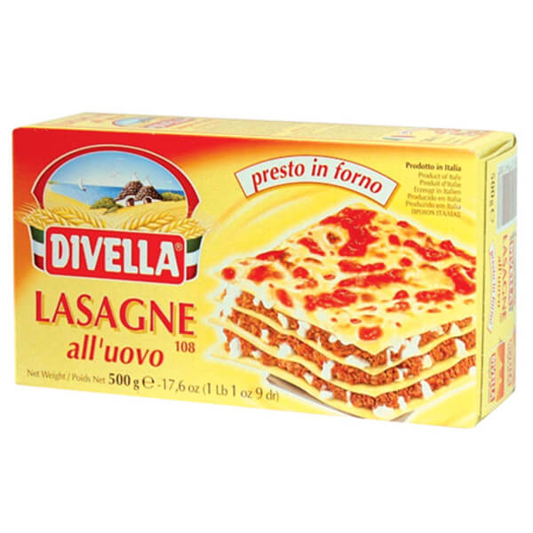 Divella No 108 Lasagne 500gr