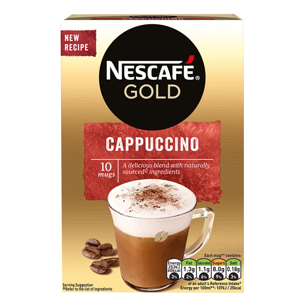 Nescafe Gold Cappuccino Sweet (10x14gr)