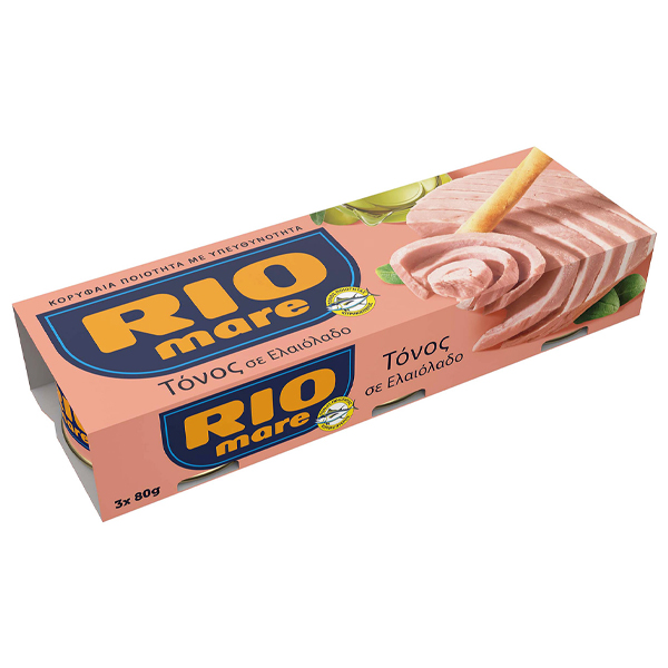 Rio Mare Τόνος Σε Ελαιόλαδο 3x80gr