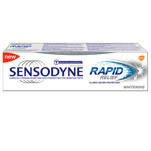 Sensodyne Rapid Relief 75ml Whitening Οδοντόκρεμα