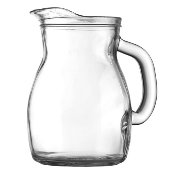 Uniglass Κανάτα Bistrot Λευκή 0,5lt
