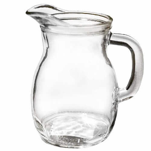 Uniglass Κανάτα Bistrot Λευκή 1lt