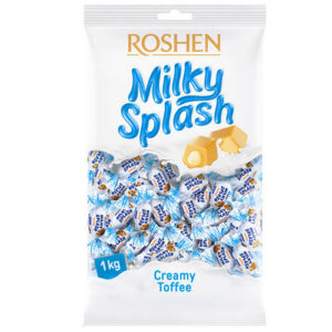 Roshen Milky Splash Καραμέλες Μαλακές 1kg (Creamy Toffee)