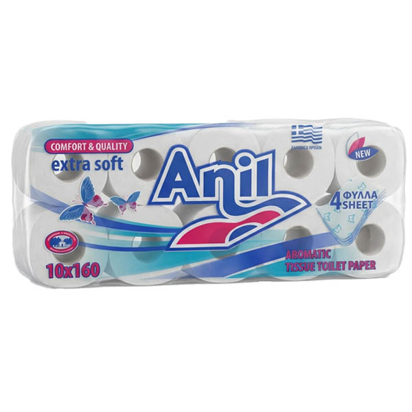 ANIL Αρωματικό Χαρτί Υγείας 4φύλλο 10 Ρολά