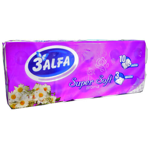 3ALFA Χαρτί Υγείας Αρωματικό 3Φ 108gr (10 Ρολά)
