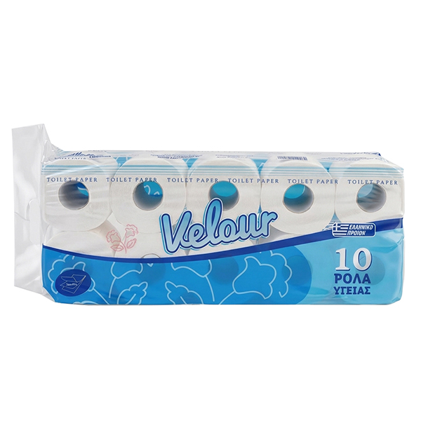 Maxi Χαρτί Υγείας 3φύλλο 125gr Velour - 10 Ρολά